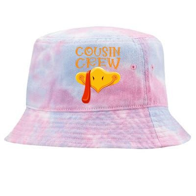 Cousin Crew Turkey Matching Family Thanksgiving Party Pajama Tie-Dyed Bucket Hat