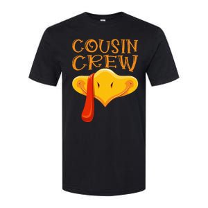 Cousin Crew Turkey Matching Family Thanksgiving Party Pajama Softstyle CVC T-Shirt