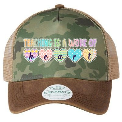 Cute Colorful Teaching Is A Work Of Heart Legacy Tie Dye Trucker Hat