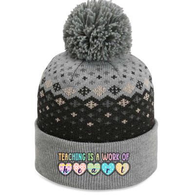 Cute Colorful Teaching Is A Work Of Heart The Baniff Cuffed Pom Beanie