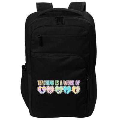 Cute Colorful Teaching Is A Work Of Heart Impact Tech Backpack