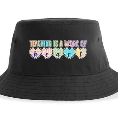 Cute Colorful Teaching Is A Work Of Heart Sustainable Bucket Hat