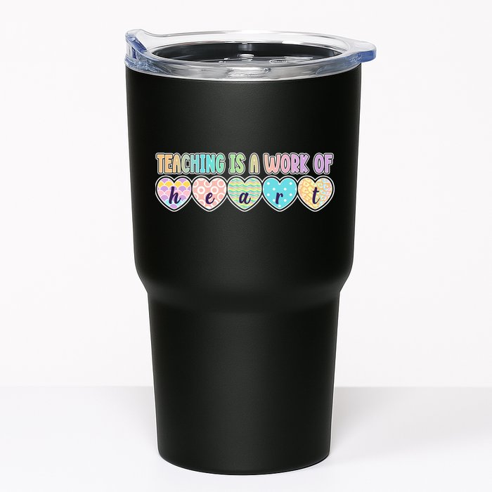 Cute Colorful Teaching Is A Work Of Heart Tumbler