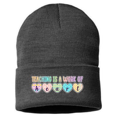 Cute Colorful Teaching Is A Work Of Heart Sustainable Knit Beanie