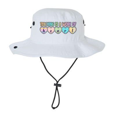 Cute Colorful Teaching Is A Work Of Heart Legacy Cool Fit Booney Bucket Hat