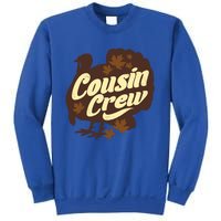 Cousin Crew Turkey Thanksgiving Feast Thankful Gift Sweatshirt