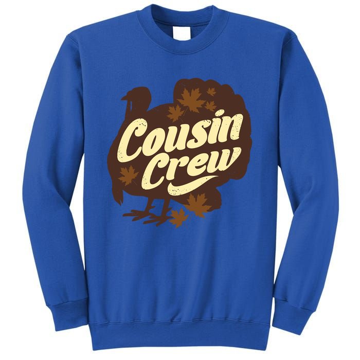 Cousin Crew Turkey Thanksgiving Feast Thankful Gift Sweatshirt