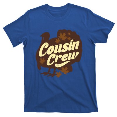 Cousin Crew Turkey Thanksgiving Feast Thankful Gift T-Shirt