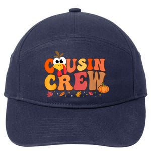 Cousin Crew Thanksgiving Family Matching Turkey Day Fall 7-Panel Snapback Hat