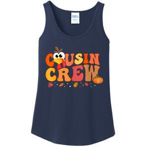 Cousin Crew Thanksgiving Family Matching Turkey Day Fall Ladies Essential Tank