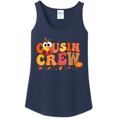 Cousin Crew Thanksgiving Family Matching Turkey Day Fall Ladies Essential Tank