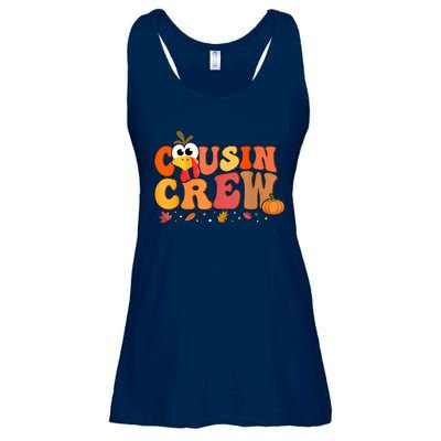 Cousin Crew Thanksgiving Family Matching Turkey Day Fall Ladies Essential Flowy Tank