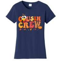 Cousin Crew Thanksgiving Family Matching Turkey Day Fall Women's T-Shirt