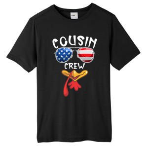 Cousin Crew Turkey Usa Flag Thanksgiving Day Matching Family Gift Tall Fusion ChromaSoft Performance T-Shirt