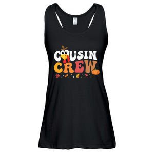 Cousin Crew Thanksgiving Family Matching Turkey Day Fall Ladies Essential Flowy Tank