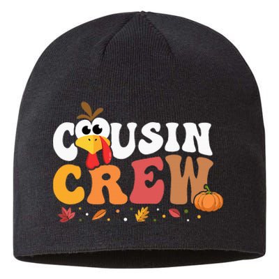 Cousin Crew Thanksgiving Family Matching Turkey Day Fall Sustainable Beanie