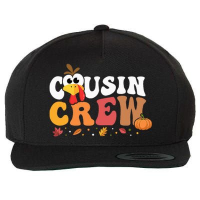 Cousin Crew Thanksgiving Family Matching Turkey Day Fall Wool Snapback Cap