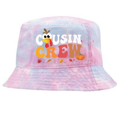 Cousin Crew Thanksgiving Family Matching Turkey Day Fall Tie-Dyed Bucket Hat