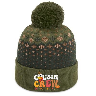 Cousin Crew Thanksgiving Family Matching Turkey Day Fall The Baniff Cuffed Pom Beanie