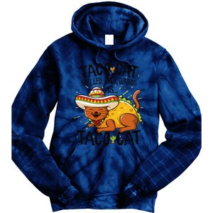 Cute Cat , Tacocat Spelled Backwards Is Taco Cat Tie Dye Hoodie