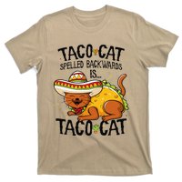 Cute Cat , Tacocat Spelled Backwards Is Taco Cat T-Shirt