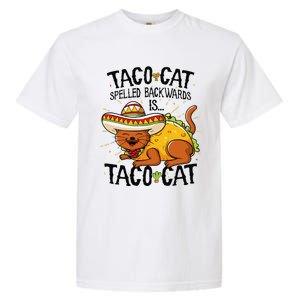 Cute Cat , Tacocat Spelled Backwards Is Taco Cat Garment-Dyed Heavyweight T-Shirt