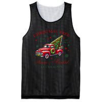 Coquette Christmas Tree Red Truck Farm & Market Xmas Pajamas Mesh Reversible Basketball Jersey Tank