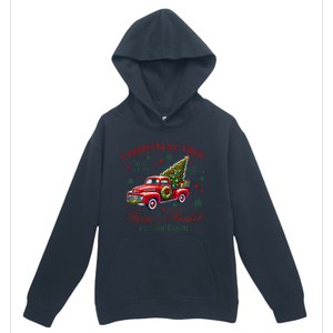 Coquette Christmas Tree Red Truck Farm & Market Xmas Pajamas Urban Pullover Hoodie