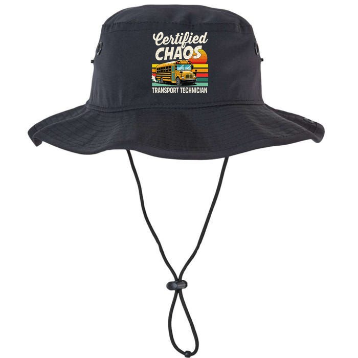 Certified Chaos Transport Technician School Bus Driver Bucket Hat
