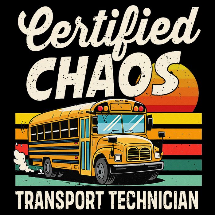 Certified Chaos Transport Technician School Bus Driver Mug