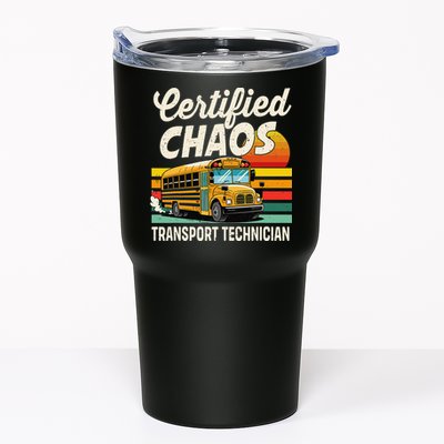 Certified Chaos Transport Technician School Bus Driver Tumbler