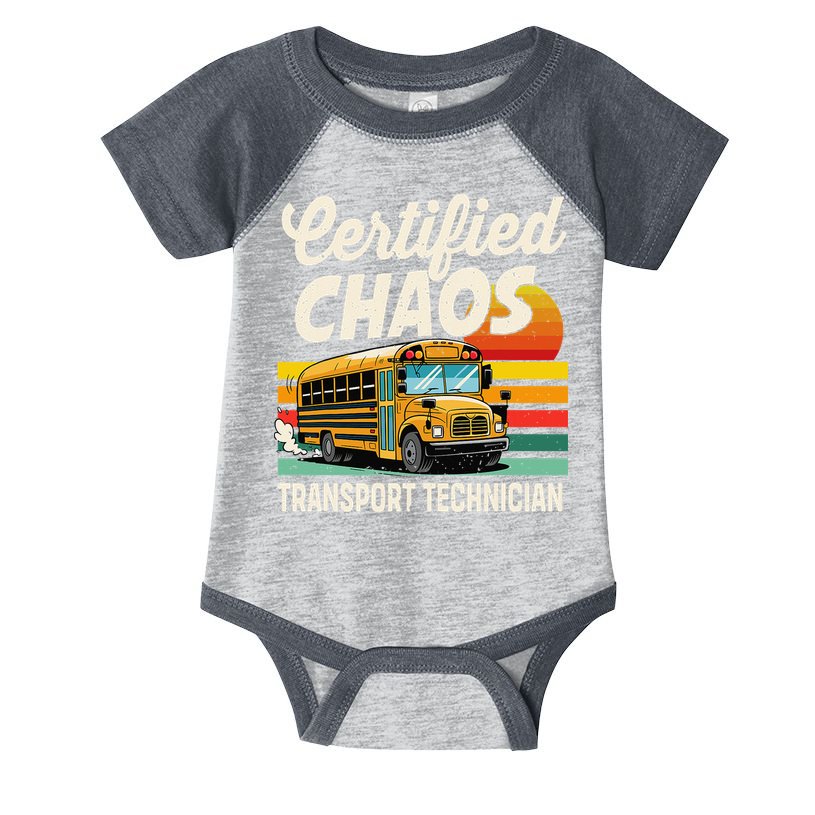 Certified Chaos Transport Technician School Bus Driver Infant Baby Jersey Bodysuit