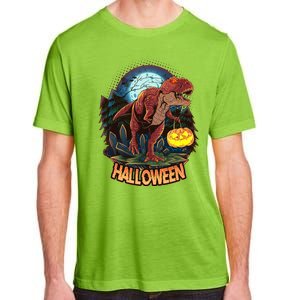 Cool Creepy Trex Dinosaur Halloween Adult ChromaSoft Performance T-Shirt