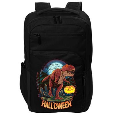 Cool Creepy Trex Dinosaur Halloween Impact Tech Backpack