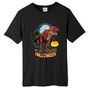 Cool Creepy Trex Dinosaur Halloween Tall Fusion ChromaSoft Performance T-Shirt