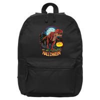 Cool Creepy Trex Dinosaur Halloween 16 in Basic Backpack