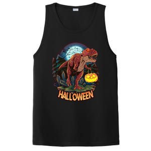 Cool Creepy Trex Dinosaur Halloween PosiCharge Competitor Tank