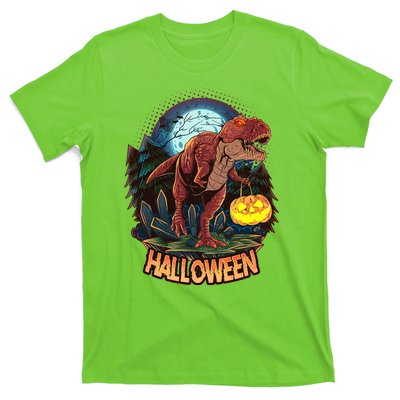 Cool Creepy Trex Dinosaur Halloween T-Shirt