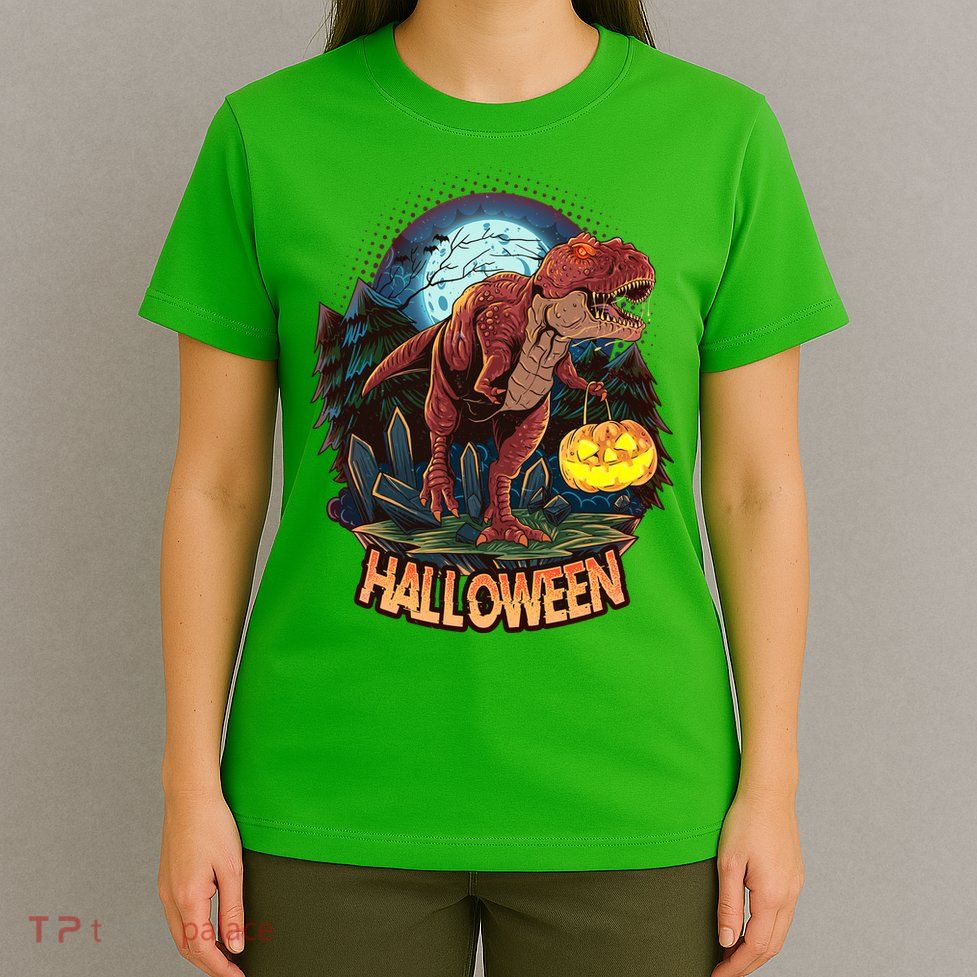 Cool Creepy Trex Dinosaur Halloween T-Shirt