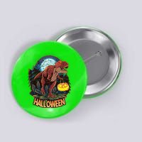 Cool Creepy Trex Dinosaur Halloween Button