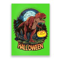 Cool Creepy Trex Dinosaur Halloween Poster