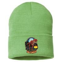 Cool Creepy Trex Dinosaur Halloween Sustainable Knit Beanie