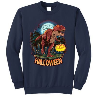 Cool Creepy Trex Dinosaur Halloween Sweatshirt