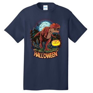 Cool Creepy Trex Dinosaur Halloween Tall T-Shirt