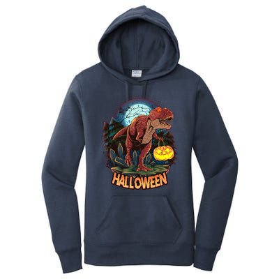 Cool Creepy Trex Dinosaur Halloween Women's Pullover Hoodie