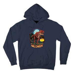 Cool Creepy Trex Dinosaur Halloween Tall Hoodie