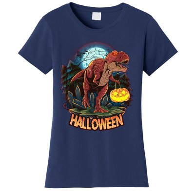 Cool Creepy Trex Dinosaur Halloween Women's T-Shirt