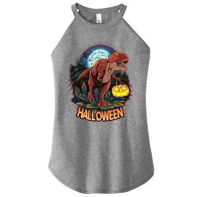 Cool Creepy Trex Dinosaur Halloween Women’s Perfect Tri Rocker Tank