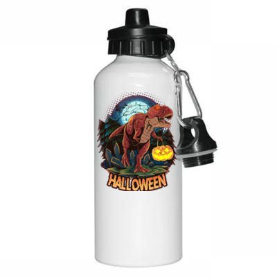 Cool Creepy Trex Dinosaur Halloween Aluminum Water Bottle