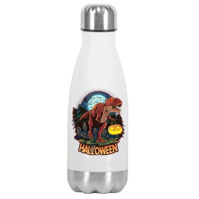 Cool Creepy Trex Dinosaur Halloween Stainless Steel Insulated Water Bottle